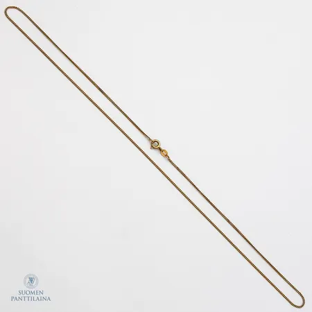 Panssarikaulaketju, pituus 46,5cm, leveys 1,1mm, 585,  Paino: 2,1 g