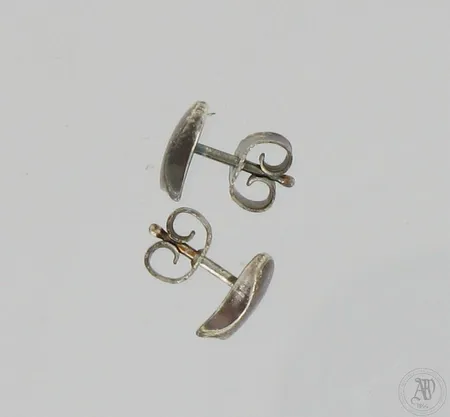 Korvanapit, korkeus 9mm, 925, Paino: 1,2 g
