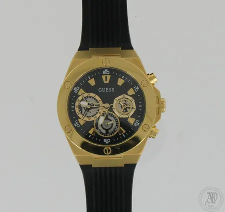 Teräsrannekello Guess, quartz: paristo loppunut, GW0417G4, taulun Ø 46mm, kumirannekkeen pituus 230mm, 