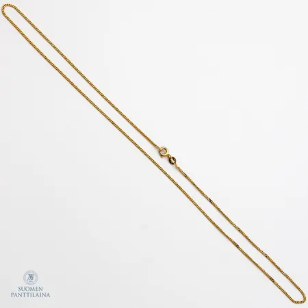 Panssarikaulaketju, pituus 45cm, leveys 1,3mm, 585,  Paino: 2,6 g