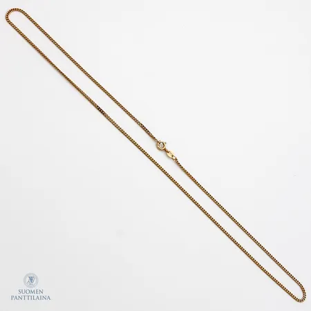 Panssarikaulaketju, pituus 46,5cm, leveys 1,6mm, 585,  Paino: 4,3 g