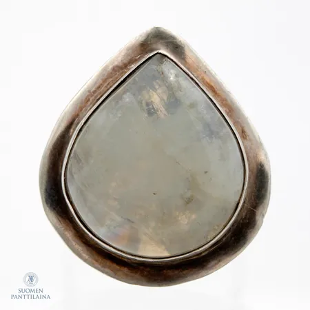 Kivisormus, koko 18, 925br,  Paino: 11 g