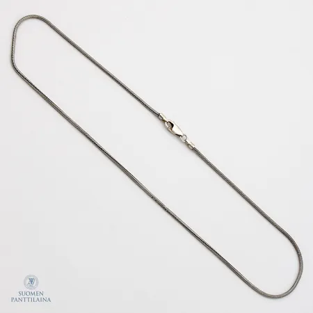 Kaulaketju, pituus 42cm, leveys 1,5mm, 925,  Paino: 7 g