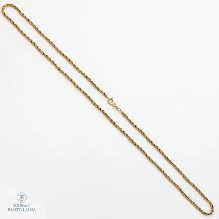 Cordell-kaulaketju, pituus 48cm, leveys 2mm, 585,  Paino: 2,3 g