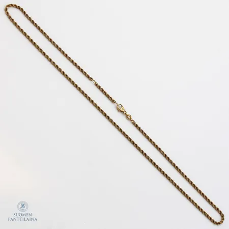 Cordell-kaulaketju, pituus 43,5/46cm, leveys  2mm, 585,  Paino: 7,9 g