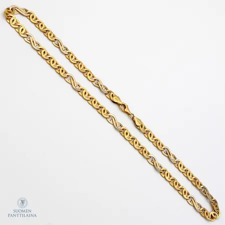 Kaulakoru, pituus 50,5cm, leveys 7mm, 750, Paino: 22,2 g