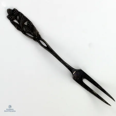 Leikkelehaarukka, kaiverrettu, pituus 126mm, 813h,  Paino: 10,4 g