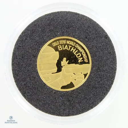 Kultaraha, Biathlon, 999,  Paino: 3,1 g