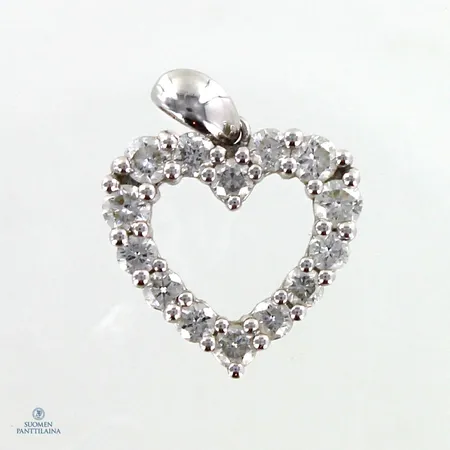 Timanttiriipus 14xn.0.03-0.06ct, korkeus 16mm, 585vk,  Paino: 1,4 g