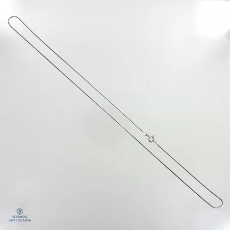 Käärme-kaulaketju, pituus 48cm, 585vk,  Paino: 3,7 g