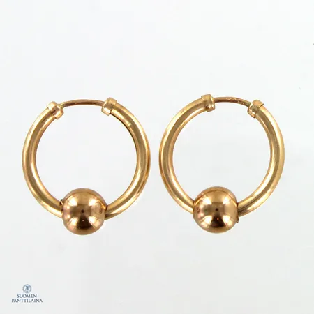 Korvakorut, korkeus 16mm, 585,  Paino: 0,5 g
