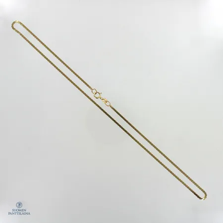 Kaulakoru, lukko löystynyt, pituus 43cm, 585,  Paino: 4,5 g