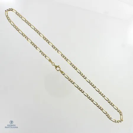Figaro-kaulaketju, pituus 43.5cm, 585,  Paino: 9,5 g