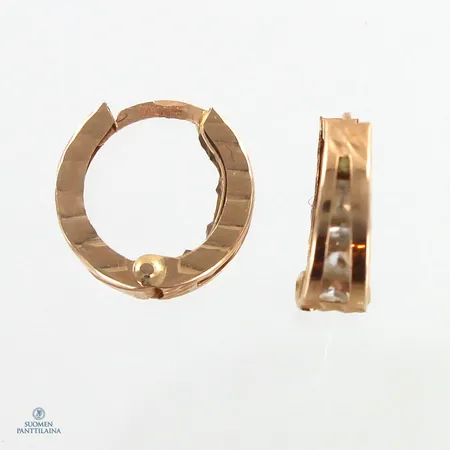Korvakorut, korkeus 11mm, 585,  Paino: 1,1 g