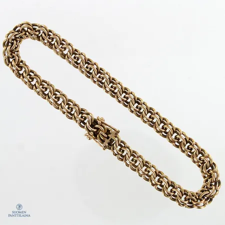 Bismarch-ranneketju, pituus 205mm, leveys 6.5mm, 585,  Paino: 12,6 g
