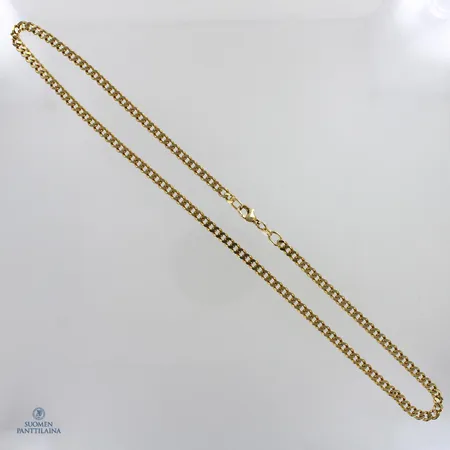 Panssarikaulaketju, pituus 51cm, leveys 4.3mm, 585,  Paino: 22,7 g