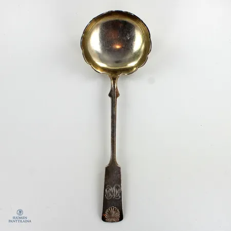 Tarjoiluotin, Musla, kaiverrettu, pituus 190mm, 813,  Paino: 44,9 g