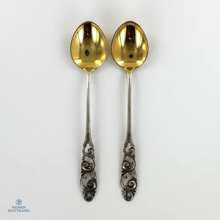 Kaksi kahvilusikkaa, pituus 120mm, 813,  Paino: 18,4 g
