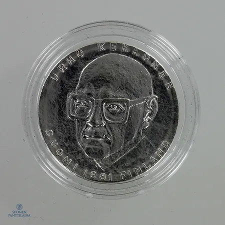 Juhlaraha, Urho Kekkonen 1981, nimellisarvo 50mk, 500, Paino: 20 g