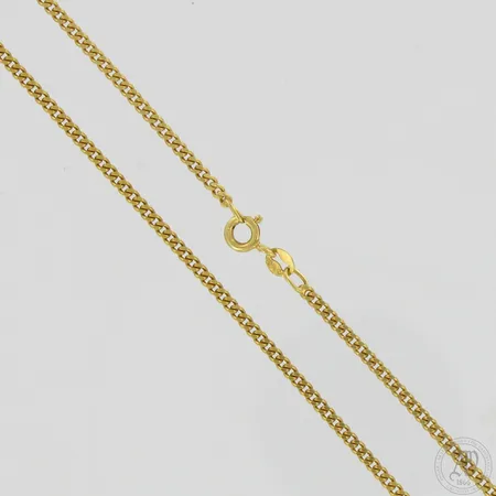 Panssarikaulaketju, pituus 42cm, leveys 2mm, 585,  Paino: 5,4 g