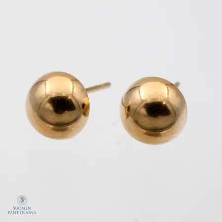 Korvakorut, korkeus 7mm, taustat puuttuu, 585,  Paino: 0,5 g