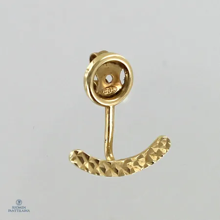 Korvakorun osa, korkeus 15mm, 585,  Paino: 0,7 g