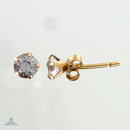 Kivikorvakorut, korkeus 5mm, 585br,  Paino: 0,4 g