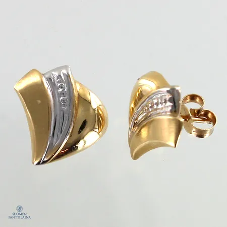 Korvakorut, korkeus 12mm, 585,  Paino: 1,2 g