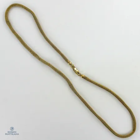 Kaulaketju, painaumia, pituus 52cm, 585,  Paino: 16 g