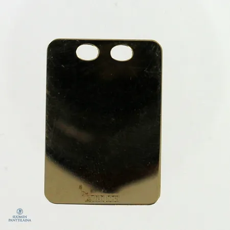 Laatta-riipus, mitat 27x19mm, 585,  Paino: 1,9 g