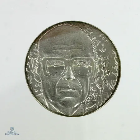 Juhlaraha, Urho Kekkonen 1975, nimellisarvo 10 mk, 500,  Paino: 23,5 g