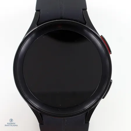 Älykello, Samsung Galaxy Watch 5 Pro, rungon Ø 45mm, BT musta, kumirannekkeen pituus muunnettavissa, Elisa takuutodistus 09.03.2023, laturi 
