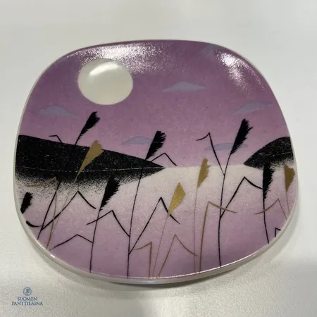 Seinälautanen Arabia, Syksyinen Lappi, Anita Rantanen-Siemers, Ø 120mm