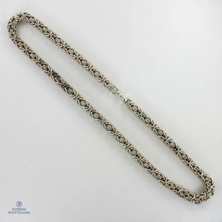 Kuningaskaulaketju, Ø 8mm, pituus 56cm, 925,  Paino: 144,3 g