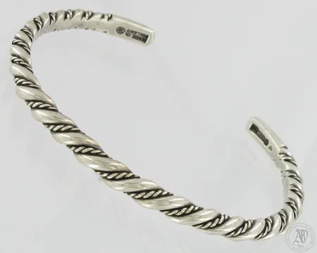 Rannekoru, Kalevala Koru, Halikon Lampolan Kierrekoru, Ø 65mm, 925, Paino: 25,6 g