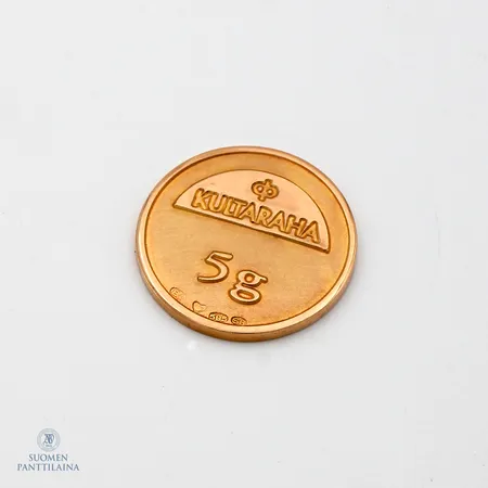 Osuuspankki "Kultaraha", 585,  Paino: 5 g