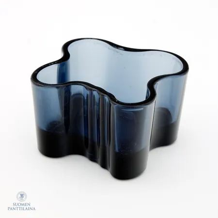 Aalto-kynttilälyhty Iittala, design Alvar Aalto, harmaa, korkeus 55mm