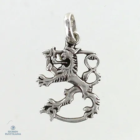 Leijona-riipus, korkeus 22mm, 925,  Paino: 1,2 g