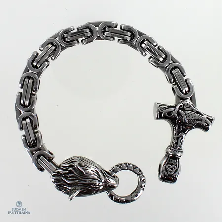 Rannekoru, pituus 220mm, terästä. 