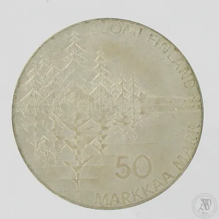 Juhlaraha, Kalevala 150 vuotta, nimellisarvo 50mk, 500, Paino: 20 g
