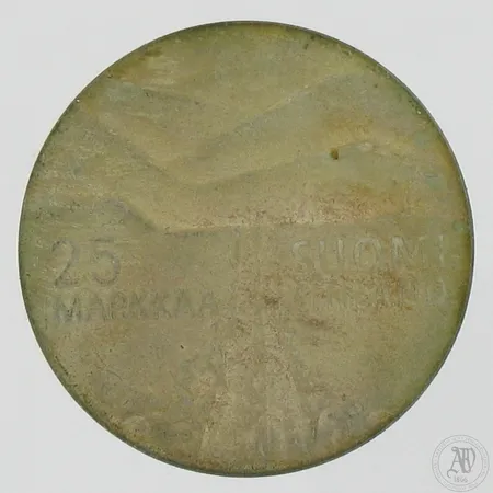 Juhlaraha, Hiihdon MM-kilpailut 1978, nimellisarvo 25 Markkaa, 500, Paino: 26,5 g