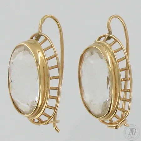 Kivikorvakorut, korkeus 25mm, leveys 15mm, 585br,  Paino: 5,6 g