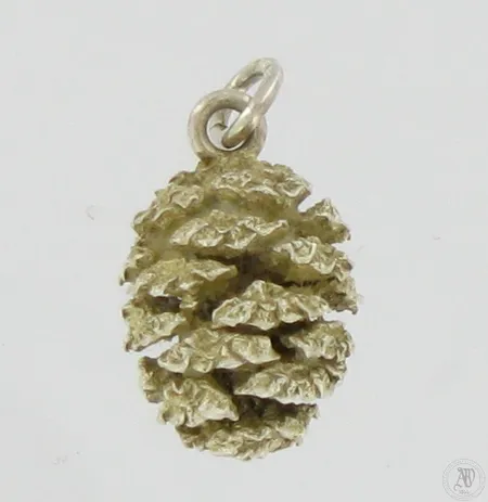 Käpy-riipus, korkeus 20mm, leveys 12mm, 925,  Paino: 4,2 g