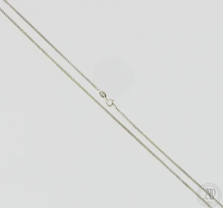 Panssarikaulaketju, pituus 49cm ja leveys 1mm, 925,  Paino: 3,8 g