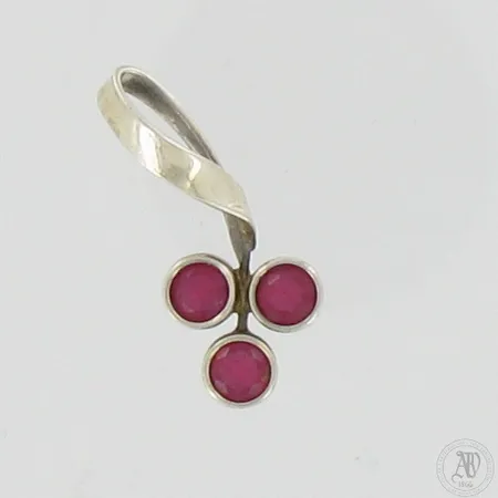 Kiviriipus, korkeus 30mm, leveys 12mm, 925br,  Paino: 3 g