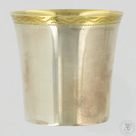 Kuusi pikaria, korkeus 45mm, Ø 35-48mm, valmistettu 1952, Ruotsi, 925,  Paino: 145,6 g