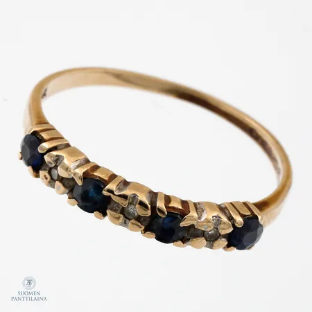 Kivisormus, koko 17¾, 585br, Paino: 1,6 g