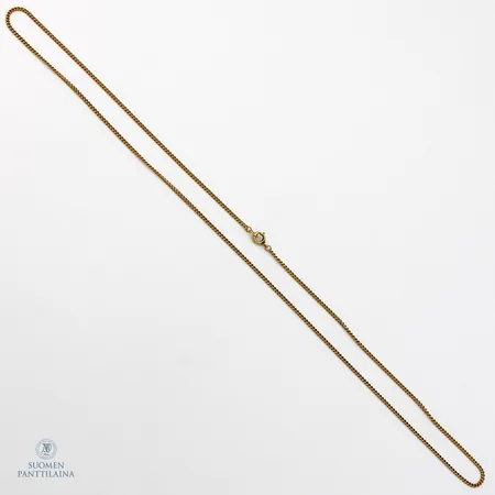 Panssarikaulaketju, pituus 60cm, leveys 1,6mm, 750,  Paino: 6,2 g