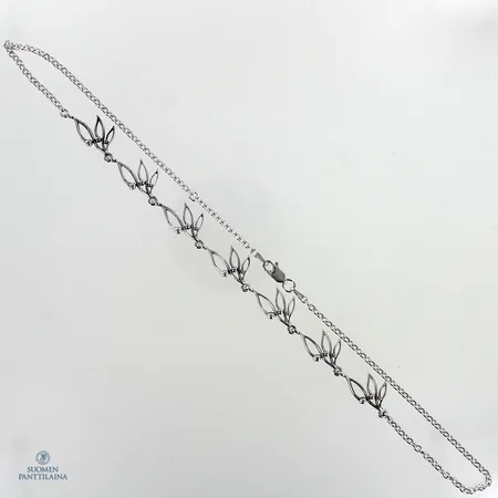 Kaulakoru, Pihla, Lumoava, pituus 45cm, 925,  Paino: 9,2 g