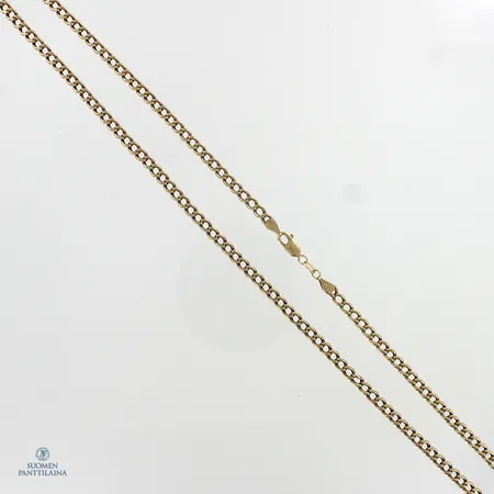 Panssarikaulaketju, pituus 51cm, leveys 3,5mm, 585,  Paino: 6,5 g